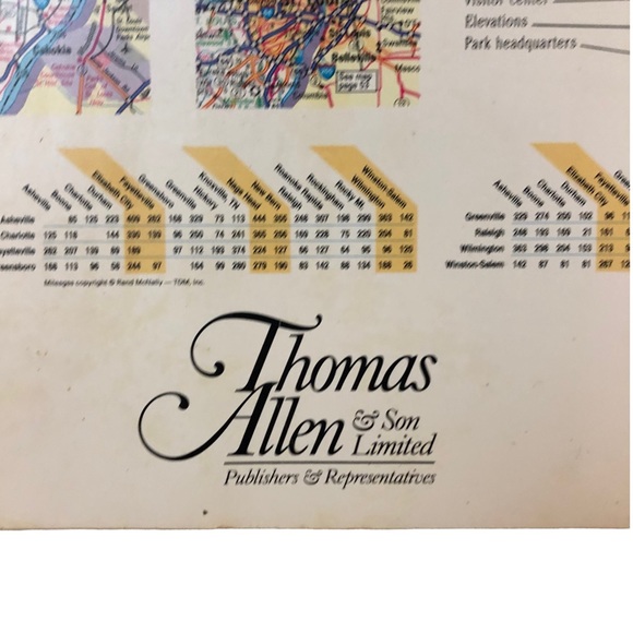 Vintage North American (USA + Canada) Travellers Road Map - Picture 3 of 6